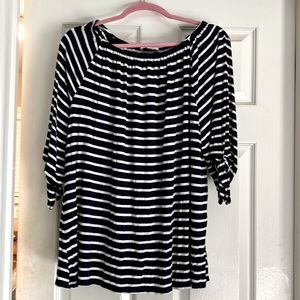 PLUS 2X Women’s Striped Shirt